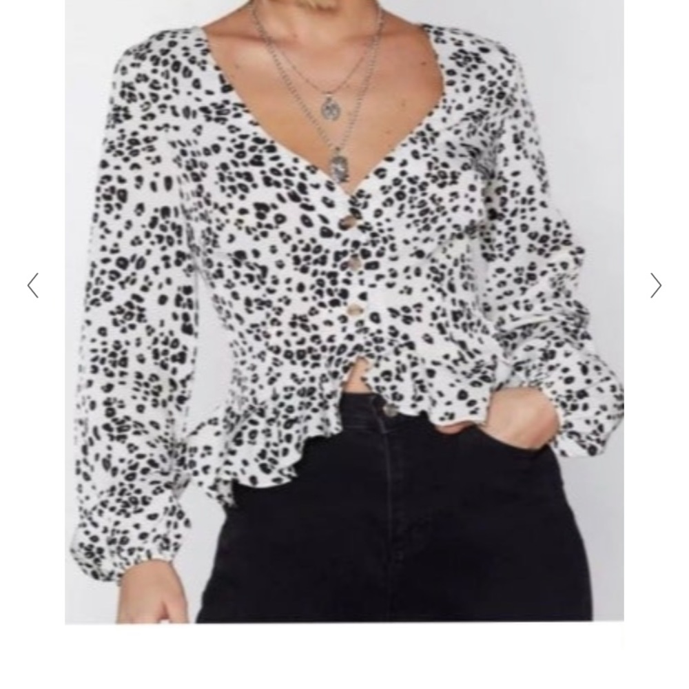 Nasty Gal Long Sleeve Going Out Top